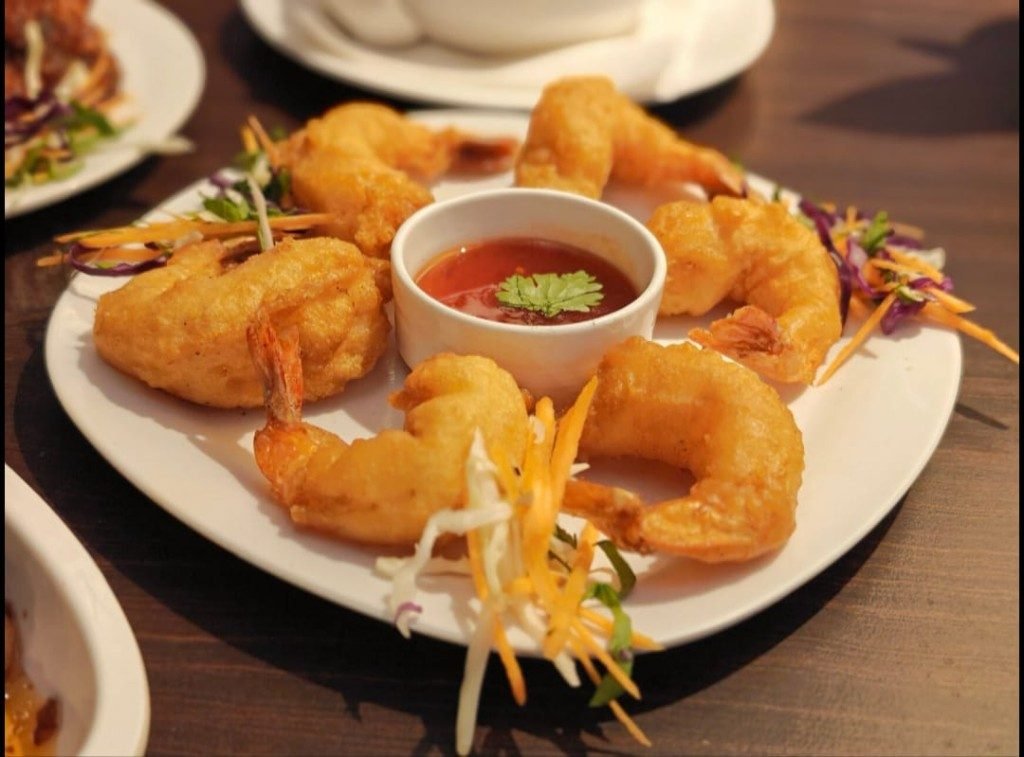 Seafood appetizers for Mandarmani resort events — Abhijat Catering