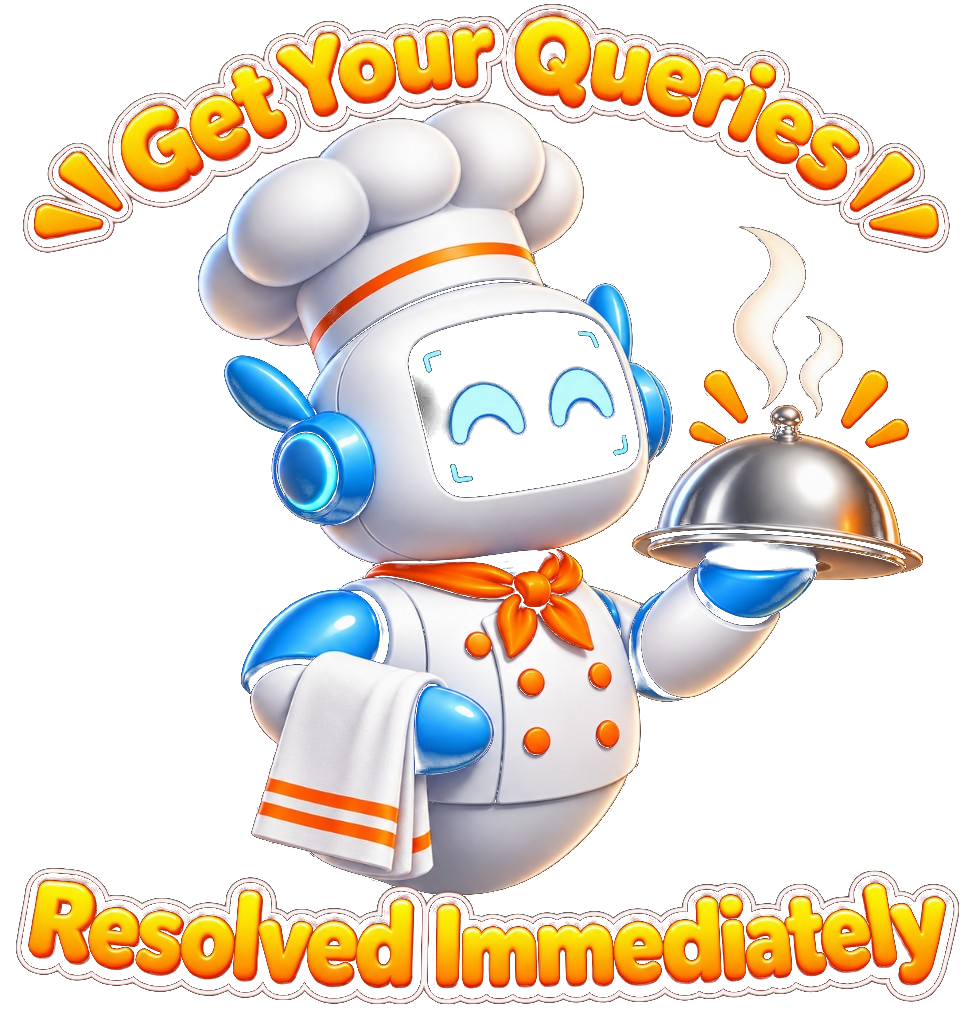 Get your queries resolved immediately — chat on WhatsApp